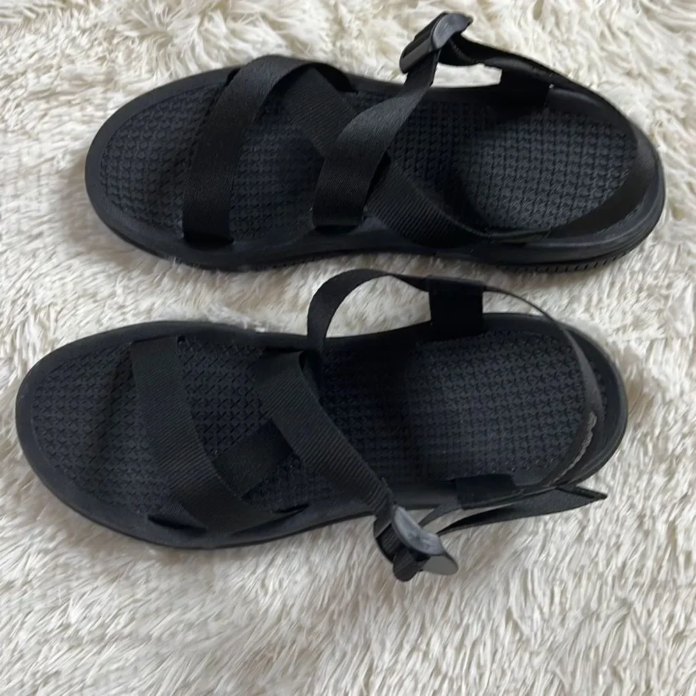 Bearpaw Chaco Men's Z1 Classic Open Toe Strappy Sport Sandals Black Size 9